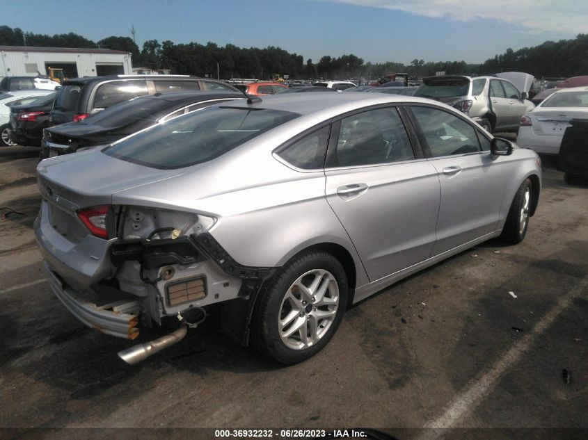 2016 FORD FUSION SE - 1FA6P0H71G5136115