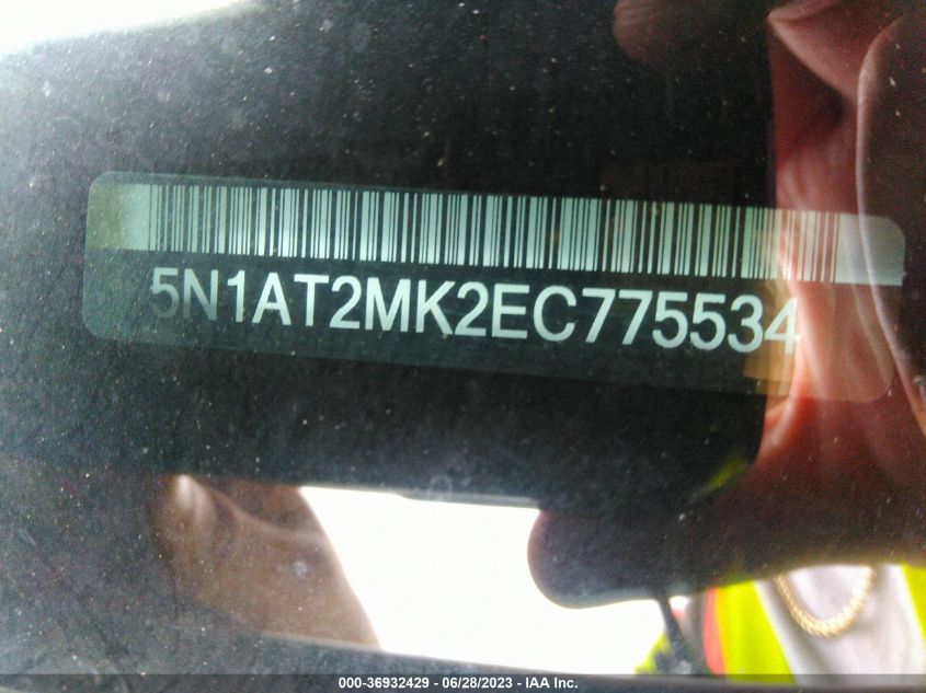 2014 NISSAN ROGUE S/SL/SV - 5N1AT2MK2EC775534
