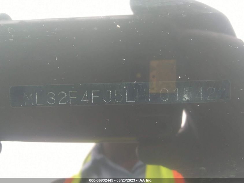 2020 MITSUBISHI MIRAGE G4 SE/LE - ML32F4FJ5LHF01542