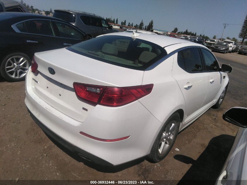 2015 KIA OPTIMA LX - KNAGM4A77F5664729