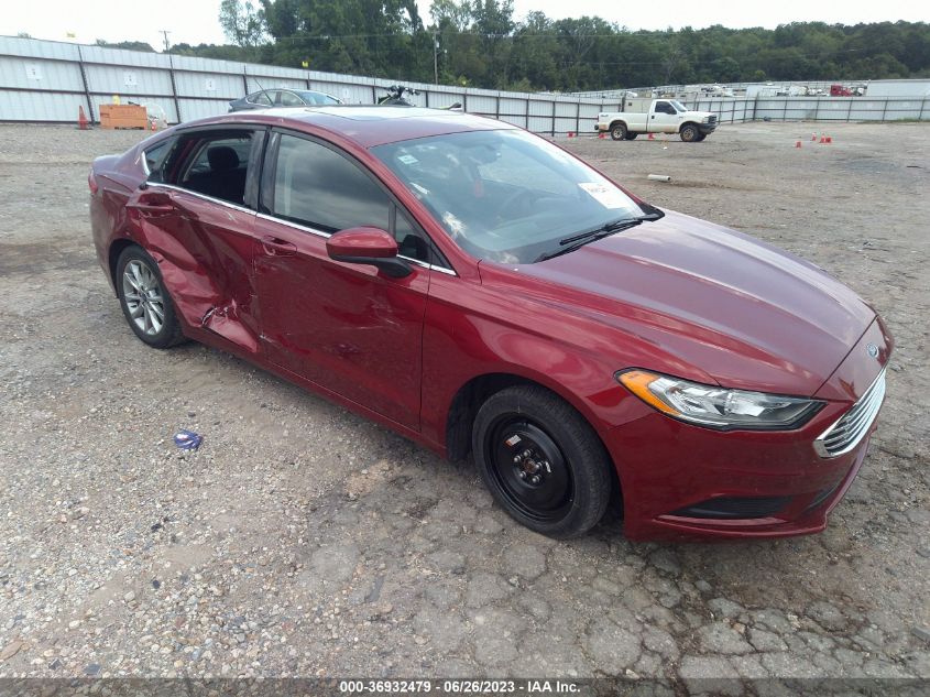 2017 FORD FUSION SE - 3FA6P0H70HR392700