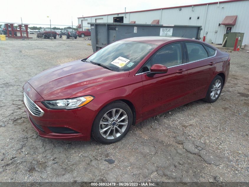 2017 FORD FUSION SE - 3FA6P0H70HR392700