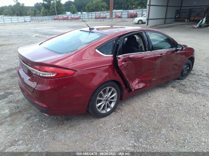 2017 FORD FUSION SE - 3FA6P0H70HR392700