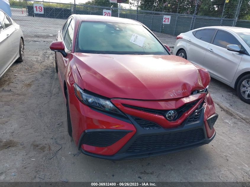 2022 TOYOTA CAMRY SE - 4T1G11AK1NU032646
