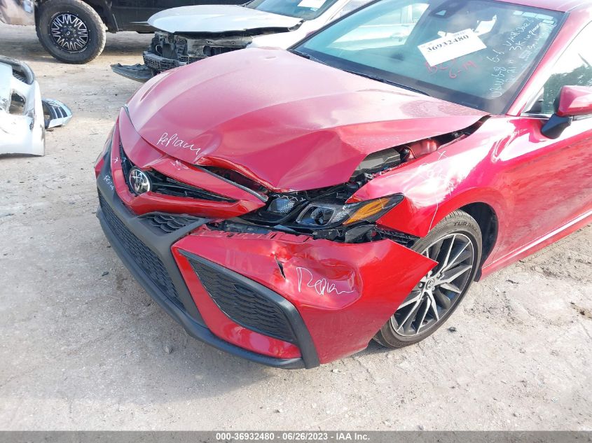 2022 TOYOTA CAMRY SE - 4T1G11AK1NU032646
