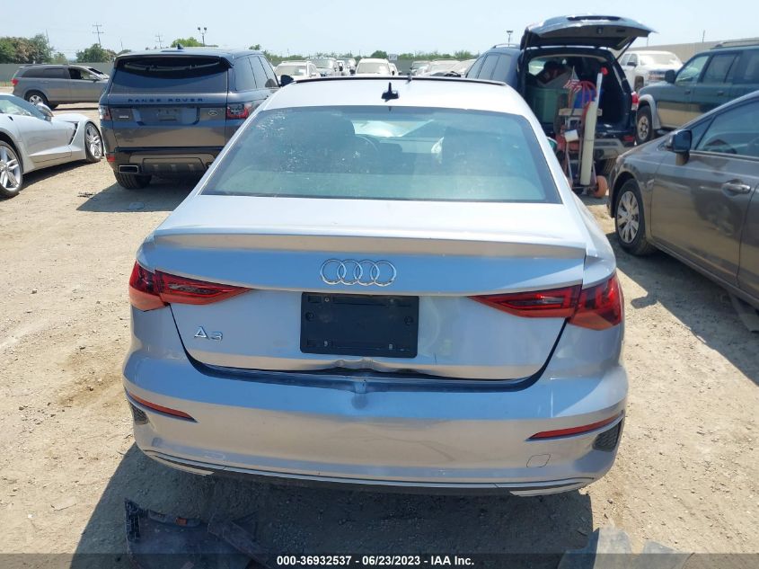 2022 AUDI A3 SEDAN PREMIUM - WAUAUDGY6NA045471