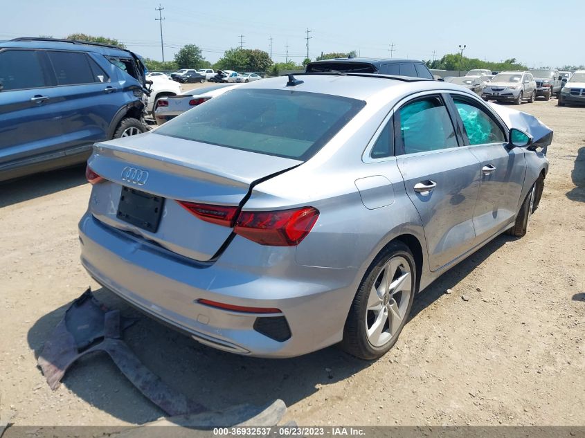 2022 AUDI A3 SEDAN PREMIUM - WAUAUDGY6NA045471