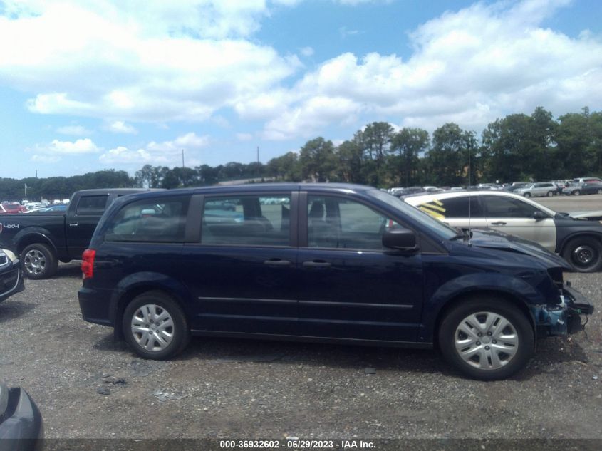 2016 DODGE GRAND CARAVAN AMERICAN VALUE PKG - 2C4RDGBG9GR182196