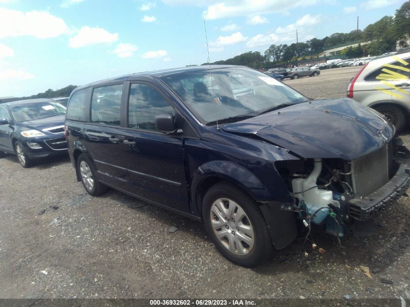 2016 DODGE GRAND CARAVAN AMERICAN VALUE PKG - 2C4RDGBG9GR182196