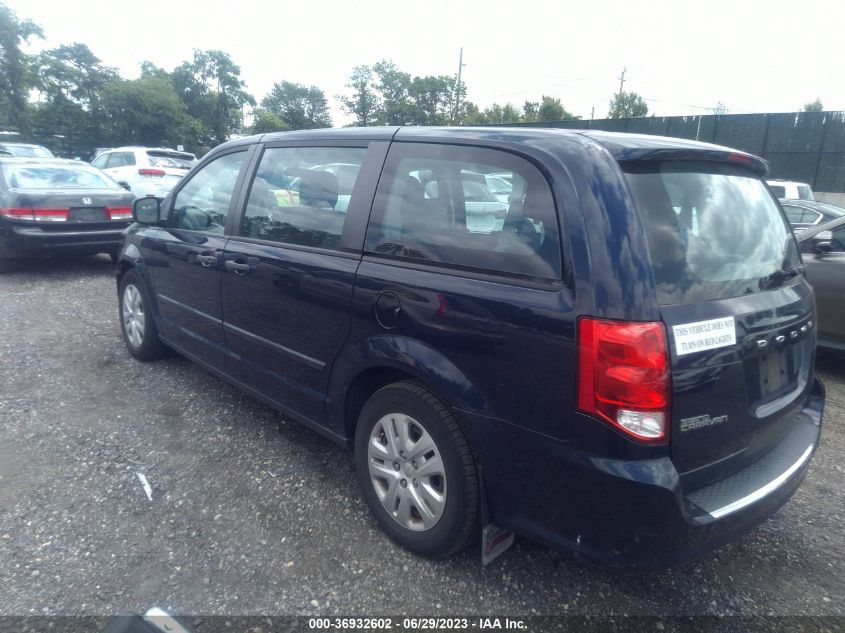 2016 DODGE GRAND CARAVAN AMERICAN VALUE PKG - 2C4RDGBG9GR182196