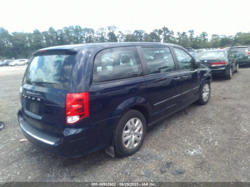 2016 DODGE GRAND CARAVAN AMERICAN VALUE PKG - 2C4RDGBG9GR182196