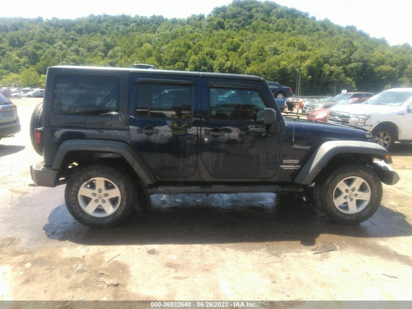 2013 JEEP WRANGLER UNLIMITED SPORT - 1C4BJWDG2DL543886
