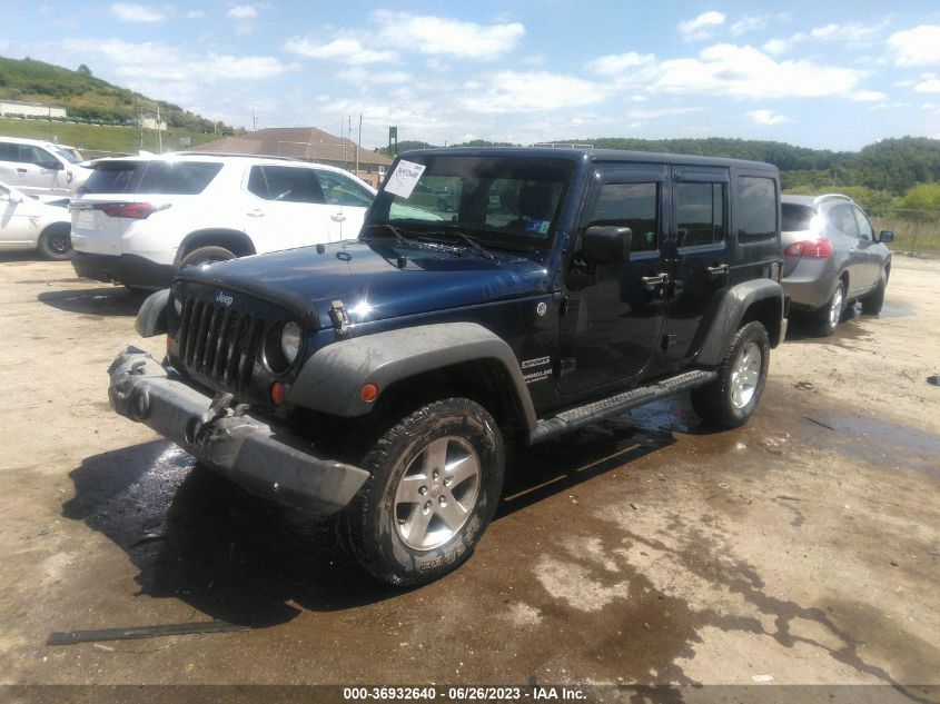 2013 JEEP WRANGLER UNLIMITED SPORT - 1C4BJWDG2DL543886