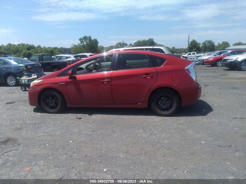 2013 TOYOTA PRIUS ONE/TWO/THREE/FOUR/FIVE - JTDKN3DU1D1726961