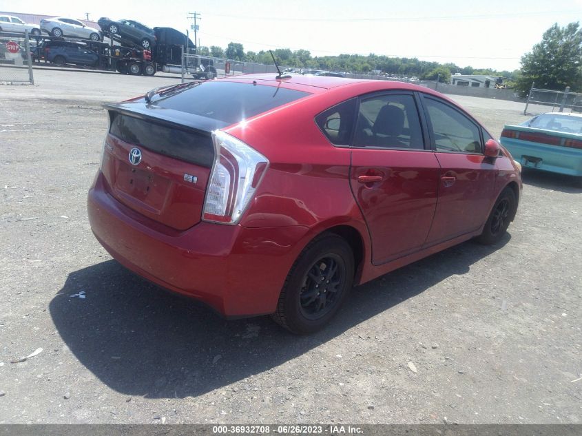 2013 TOYOTA PRIUS ONE/TWO/THREE/FOUR/FIVE - JTDKN3DU1D1726961