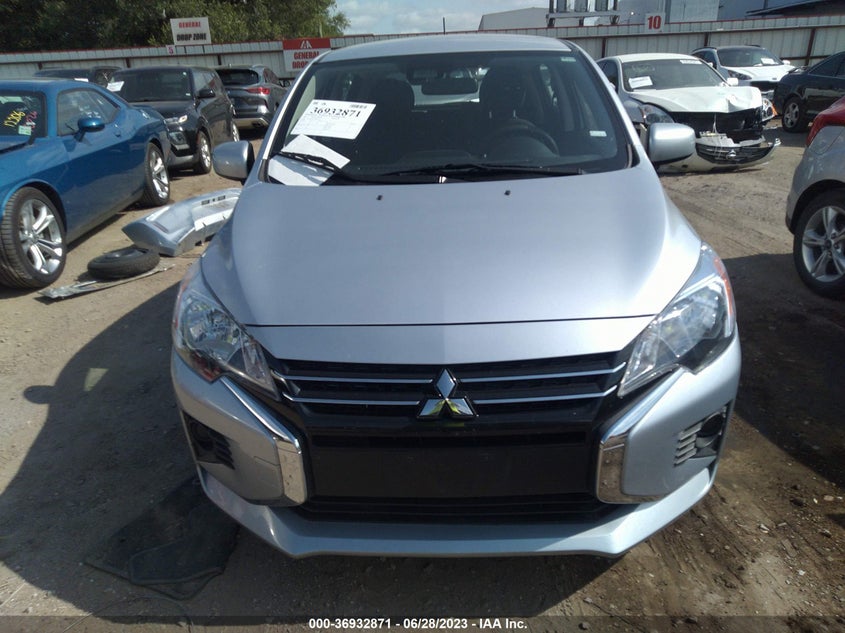 VIN ML32AUHJ1MH007639 2021 MITSUBISHI MIRAGE ES/LE/CARBONITE EDITION
