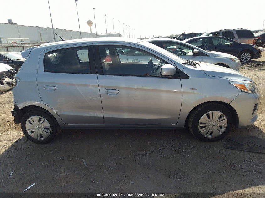 VIN ML32AUHJ1MH007639 2021 MITSUBISHI MIRAGE ES/LE/CARBONITE EDITION