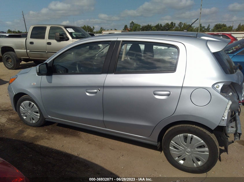VIN ML32AUHJ1MH007639 2021 MITSUBISHI MIRAGE ES/LE/CARBONITE EDITION
