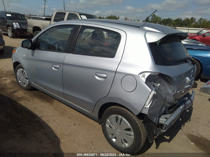 VIN ML32AUHJ1MH007639 2021 MITSUBISHI MIRAGE ES/LE/CARBONITE EDITION