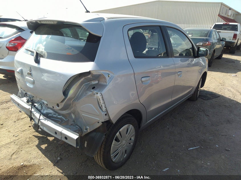 VIN ML32AUHJ1MH007639 2021 MITSUBISHI MIRAGE ES/LE/CARBONITE EDITION