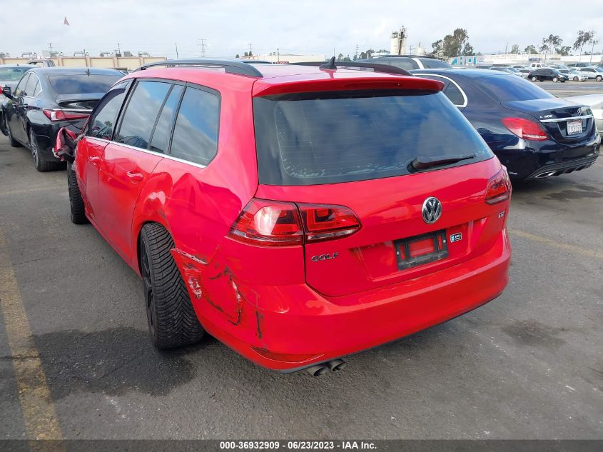 2015 VOLKSWAGEN GOLF SPORTWAGEN TDI S/TDI SE/TDI SEL 3VWCA7AU6FM509422