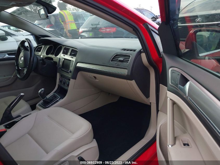 2015 VOLKSWAGEN GOLF SPORTWAGEN TDI S/TDI SE/TDI SEL 3VWCA7AU6FM509422