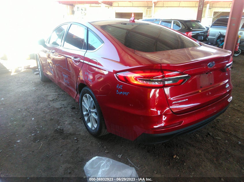 VIN 3FA6P0HD4LR223598 2020 FORD FUSION SE