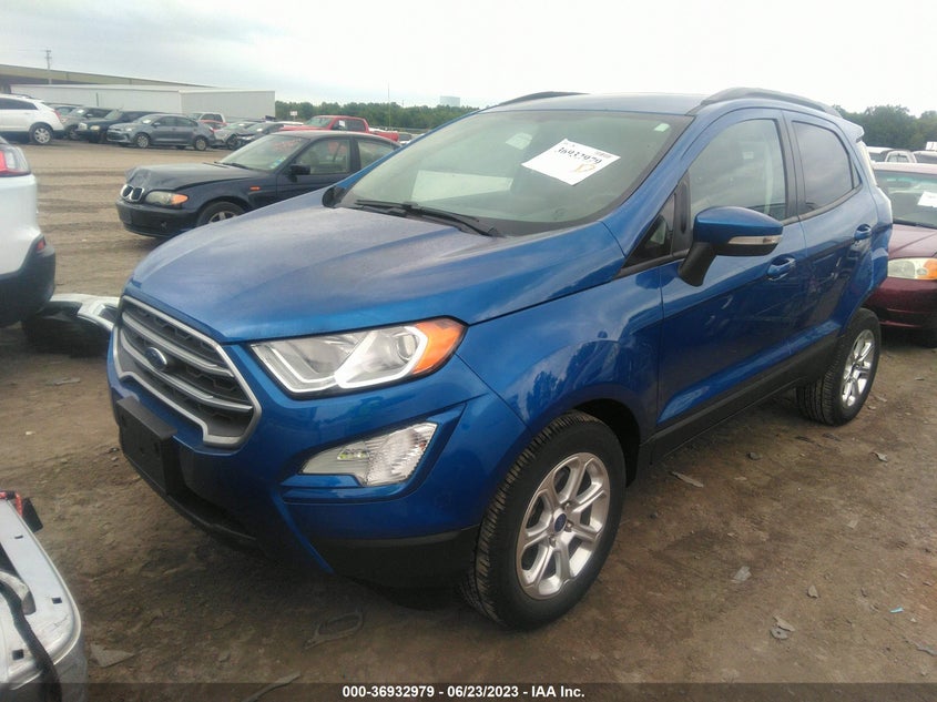 VIN MAJ3S2GE0LC367252 2020 FORD ECOSPORT SE