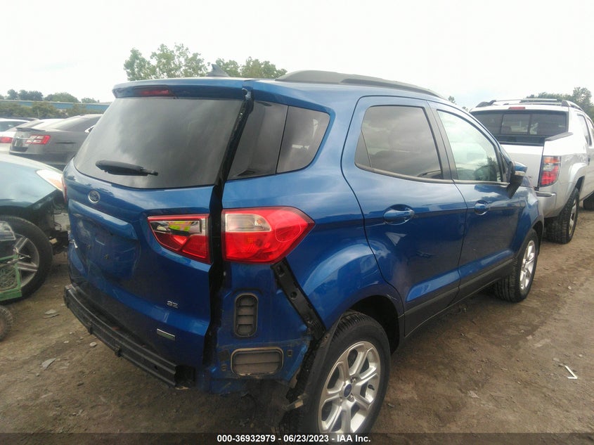 VIN MAJ3S2GE0LC367252 2020 FORD ECOSPORT SE