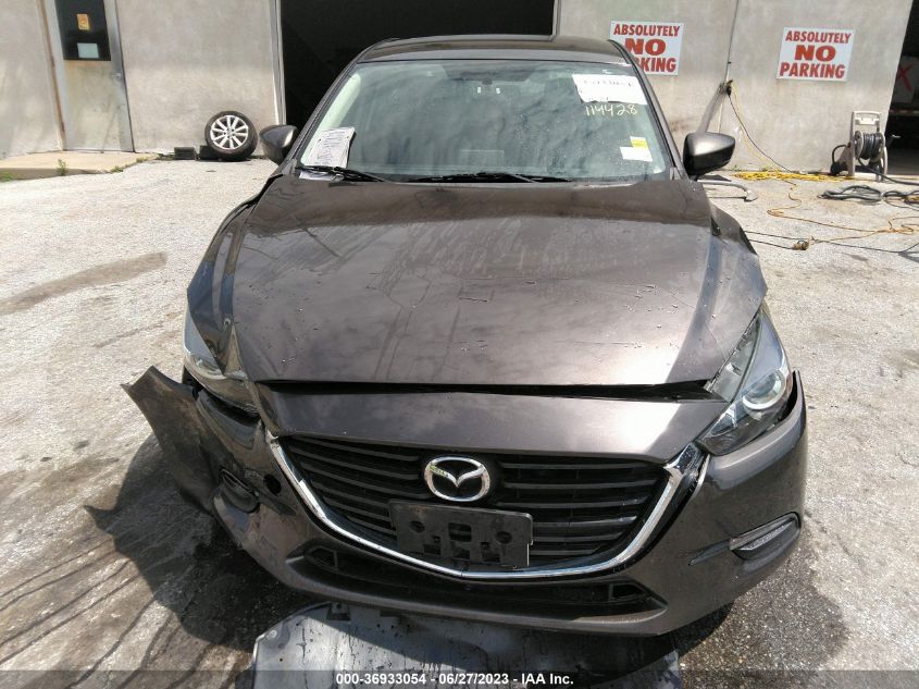 2017 MAZDA MAZDA3 4-DOOR SPORT - 3MZBN1U77HM114428