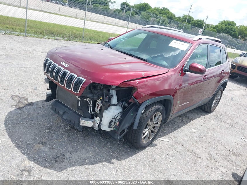 VIN 1C4PJLLB7KD403866 2019 JEEP CHEROKEE LATITUDE PLUS