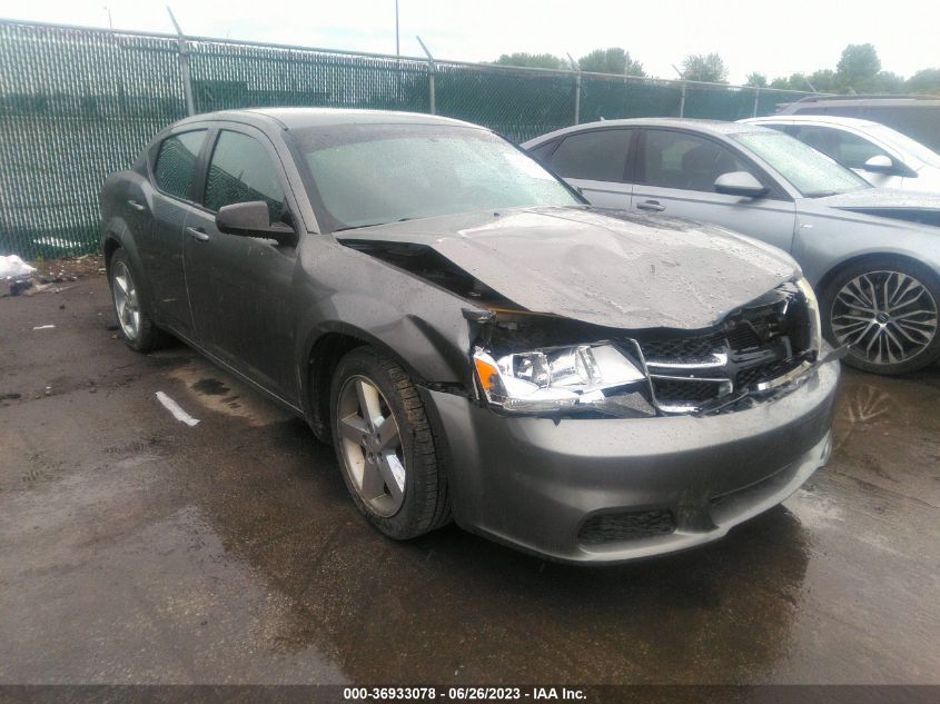 2013 DODGE AVENGER SE - 1C3CDZAG9DN753315