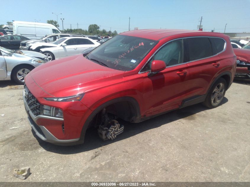 VIN 5NMS1DAJ7MH322046 Hyundai Santa Fe SE 2021 2