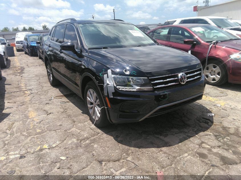 2019 VOLKSWAGEN TIGUAN SE/SEL/SEL R-LINE JET-BLA - 3VV3B7AX0KM088870