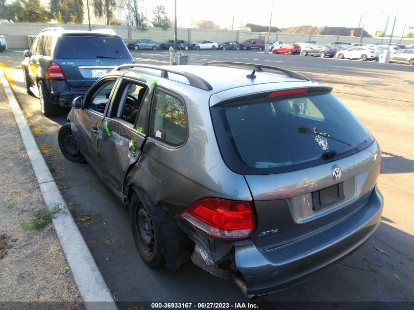 2014 VOLKSWAGEN JETTA SPORTWAGEN S - 3VWPP7AJ9EM601161