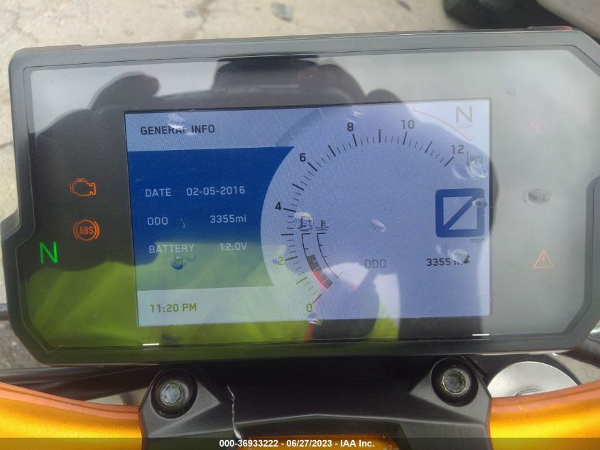 2017 KTM 390 DUKE MD2JPJ407HC241512