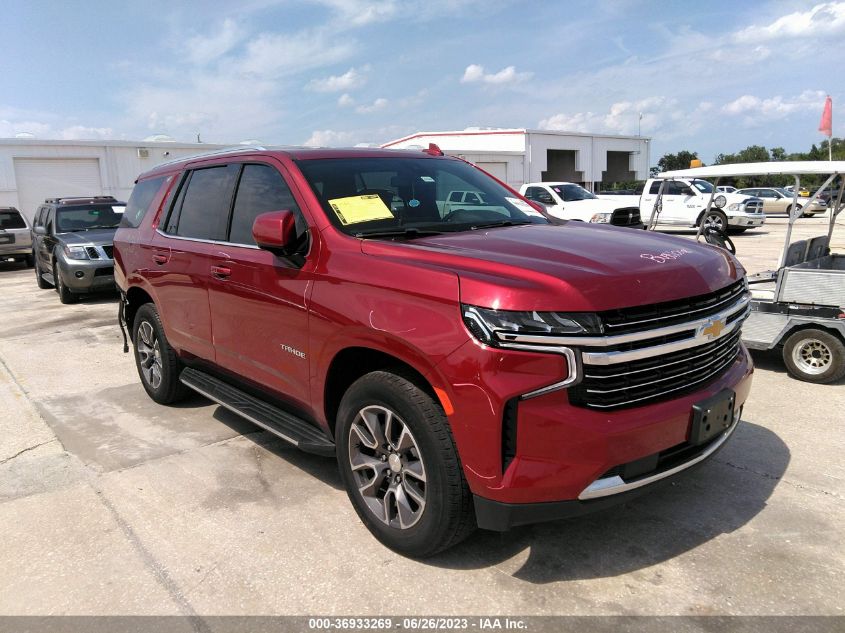 2021 CHEVROLET TAHOE LT - 1GNSKNKD4MR419459