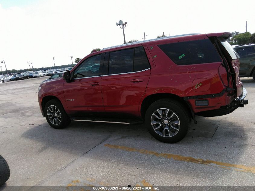 2021 CHEVROLET TAHOE LT - 1GNSKNKD4MR419459