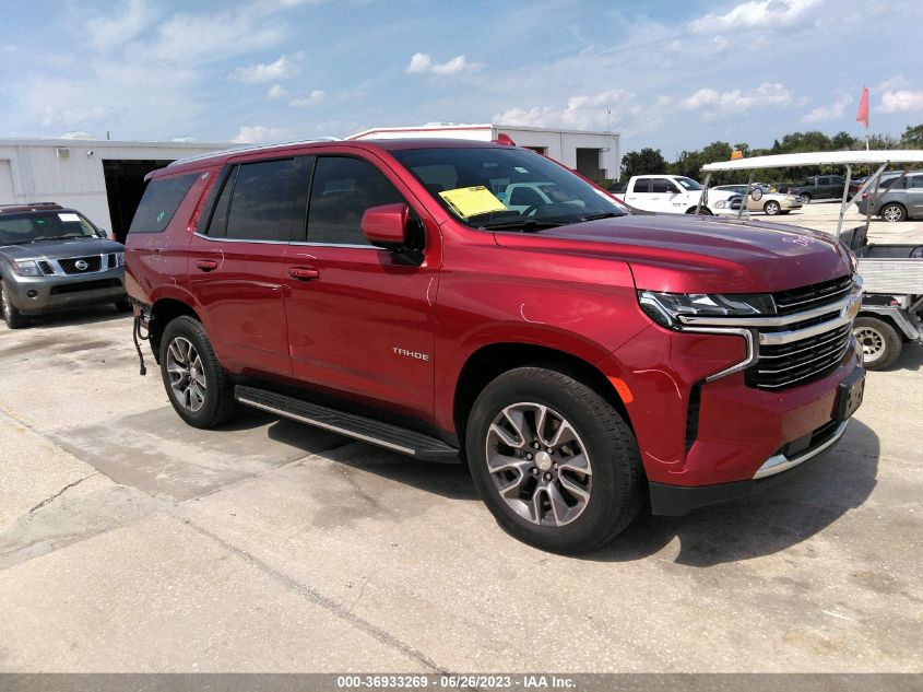 2021 CHEVROLET TAHOE LT - 1GNSKNKD4MR419459