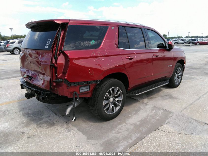 2021 CHEVROLET TAHOE LT - 1GNSKNKD4MR419459