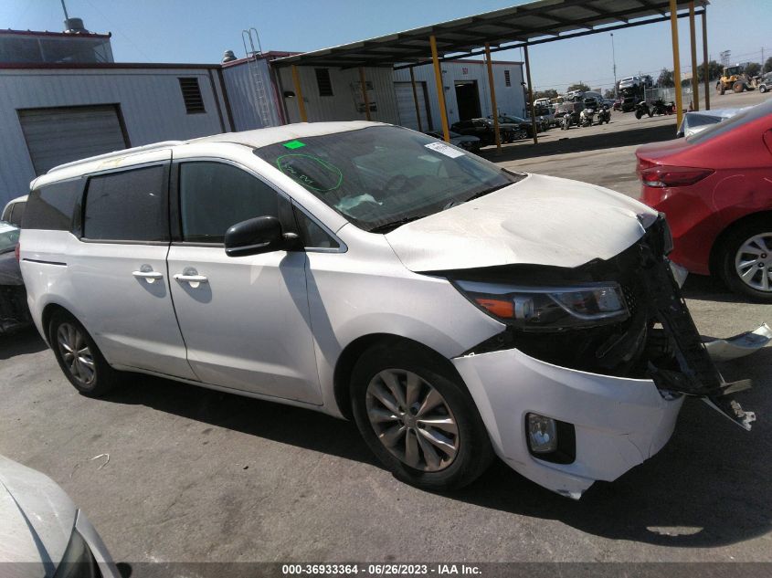 2016 KIA SEDONA EX/SX - KNDMC5C18G6110554