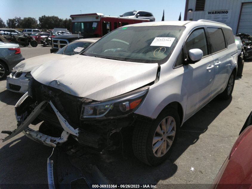 2016 KIA SEDONA EX/SX - KNDMC5C18G6110554