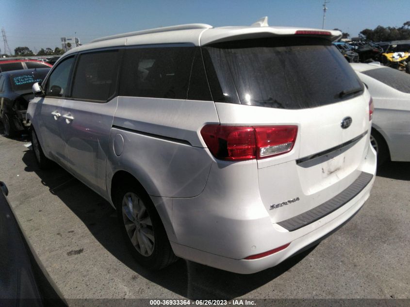 2016 KIA SEDONA EX/SX - KNDMC5C18G6110554