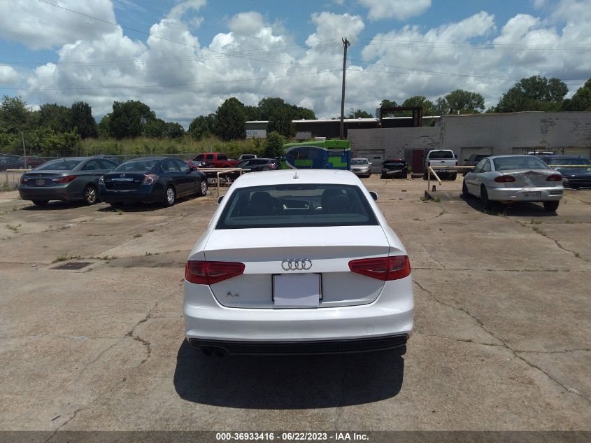 2014 AUDI A4 PREMIUM - WAUAFAFL0EN033467