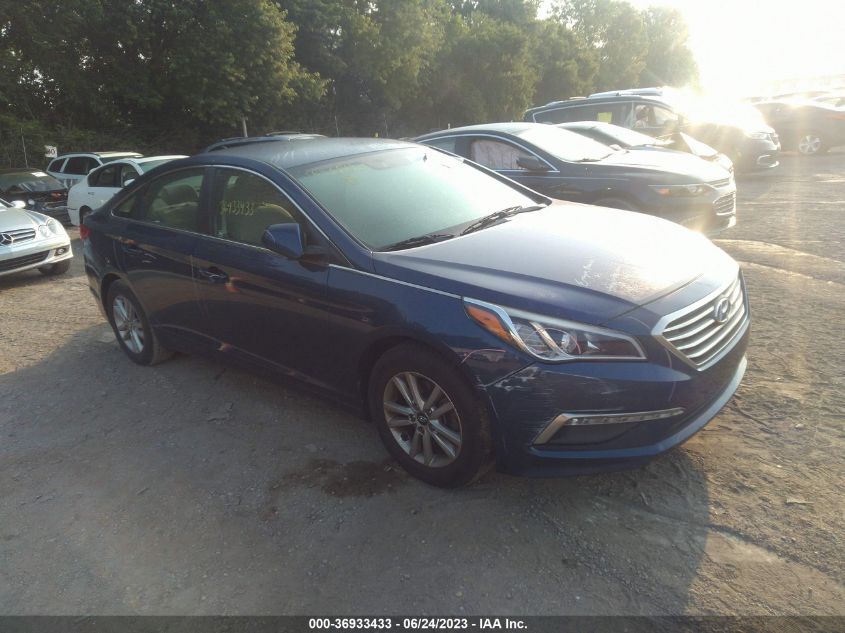 2015 HYUNDAI SONATA 2.4L SE - 5NPE24AF2FH177445