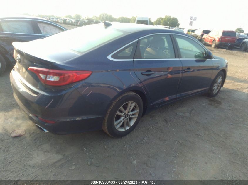 2015 HYUNDAI SONATA 2.4L SE - 5NPE24AF2FH177445