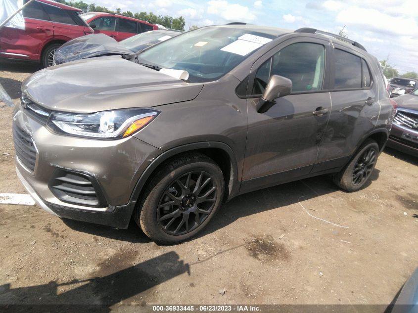 2022 CHEVROLET TRAX LT - KL7CJPSM1NB562260