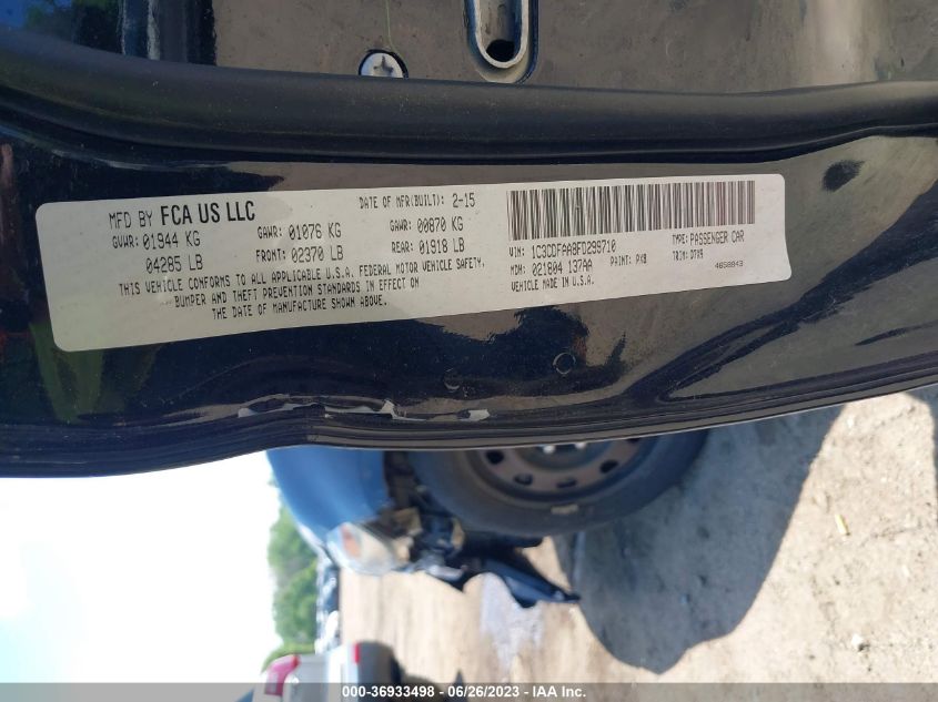 2015 DODGE DART SE - 1C3CDFAA8FD299710