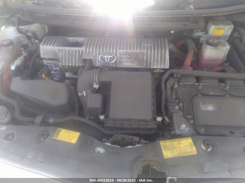 2013 TOYOTA PRIUS ONE/TWO/THREE/FOUR/FIVE - JTDKN3DUXD0355157