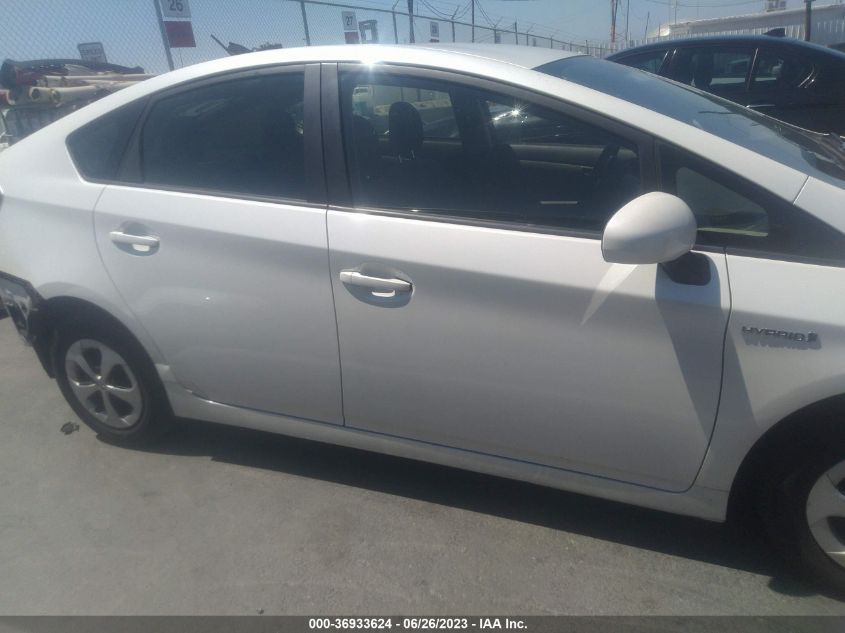 2013 TOYOTA PRIUS ONE/TWO/THREE/FOUR/FIVE - JTDKN3DUXD0355157